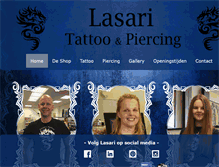 Tablet Screenshot of lasari-tattoo.nl